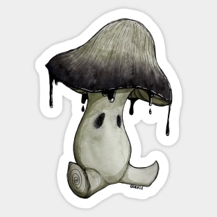 Gloomy Mushroom Sticker